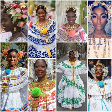 Traditional Slay Afro Panamanian Women Wear The Pollera Rblackladies