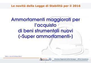 Legge di stabilità 2016 i super ammortamenti PPT