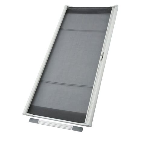 Odl 36 In X 80 In Brisa White Standard Retractable Screen Door Zsmw03