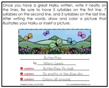 (traditional haiku focuses on nature, but haiku could be. Digital & Paper How to Write a Haiku - Google Assignments ...