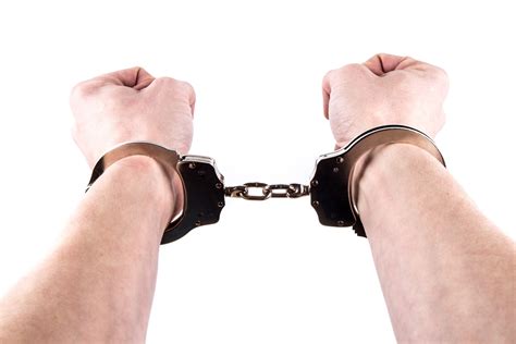 Hands In Handcuffs Free Stock Photo Public Domain Pictures