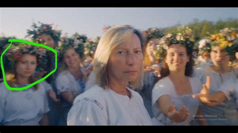 midsommar face in trees midsommar dance realised hallucinated hike the clappers