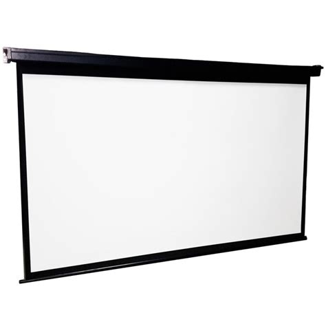 84 In Manual Projector Screen With Black Frame In The Projector Screens