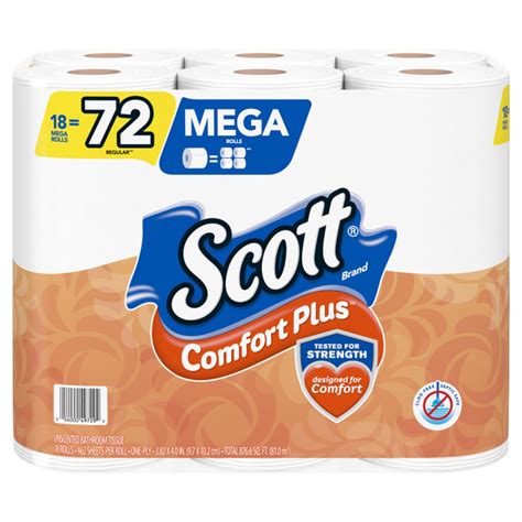 Save On Scott Comfort Plus Toilet Paper Mega Roll 1 Ply Unscented Order