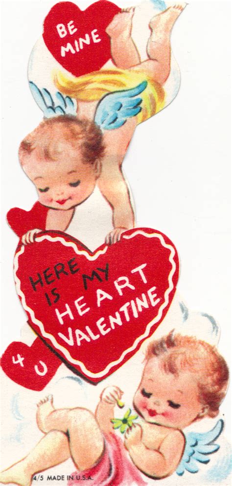 Two Crazy Crafters Vintage Cupid Valentine