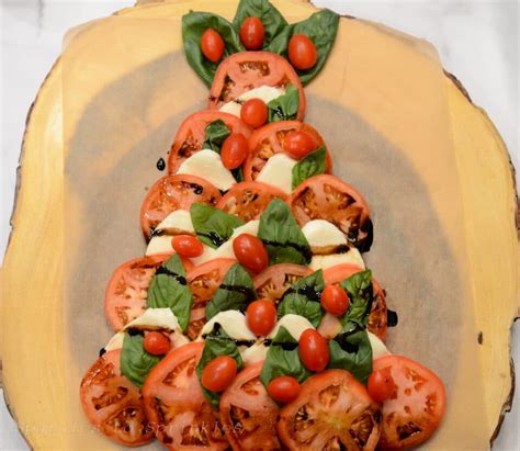 Caprese Christmas Tree Sparkles To Sprinkles