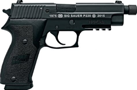 Sig Sauer P220 Combat 40th Anniversary Limited 45 Acp 49 Threaded