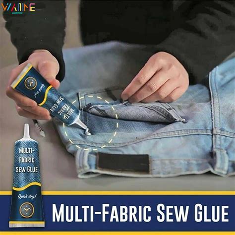 50ml Home Multifunctional Sew Glue Liquid Sewing Kit Fast Tack Dry Sew Liquid Glue Fix Quick