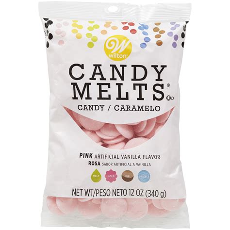 Using just a little bit of solid vegetable shortening will thin your wilton candy melts in just a few minutes. Wilton Pink Candy Melts Candy, 12 oz. - Walmart.com