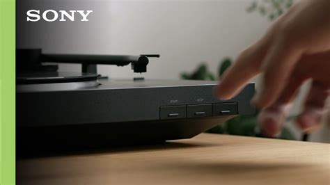 Lx310bt Turntable With Bluetooth Connectivity Sony Youtube