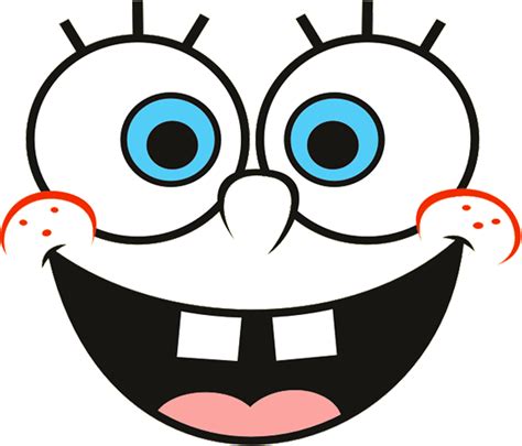 Spongebob Face Blank Template Imgflip