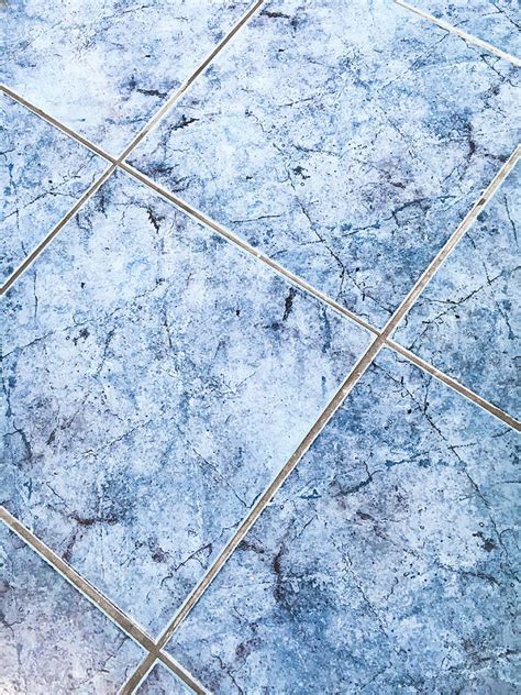 Blue Floor Tiles Photograph By Tom Gowanlock Fine Art America