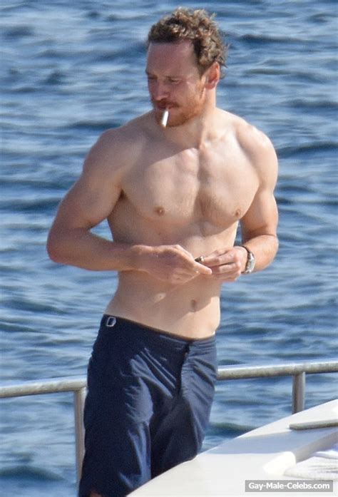 Michael Fassbender Caught By Paparazzi Drinking On A Yacht The Men Men