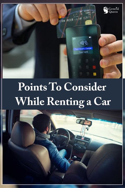 Points To Consider While Renting A Car Rent A Car Rent Car Guide