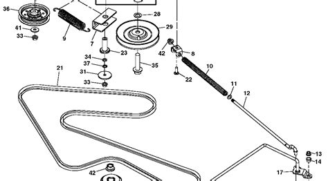 John Deere X540 Deck Belt Diagram