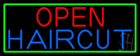 Open Haircut Led Neon Sign Hair Cut Open Neon Signs Everything Neon