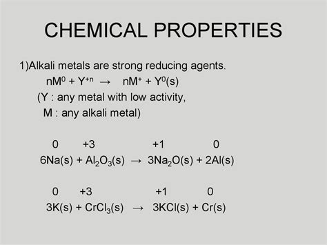 Alkali Metals презентация онлайн