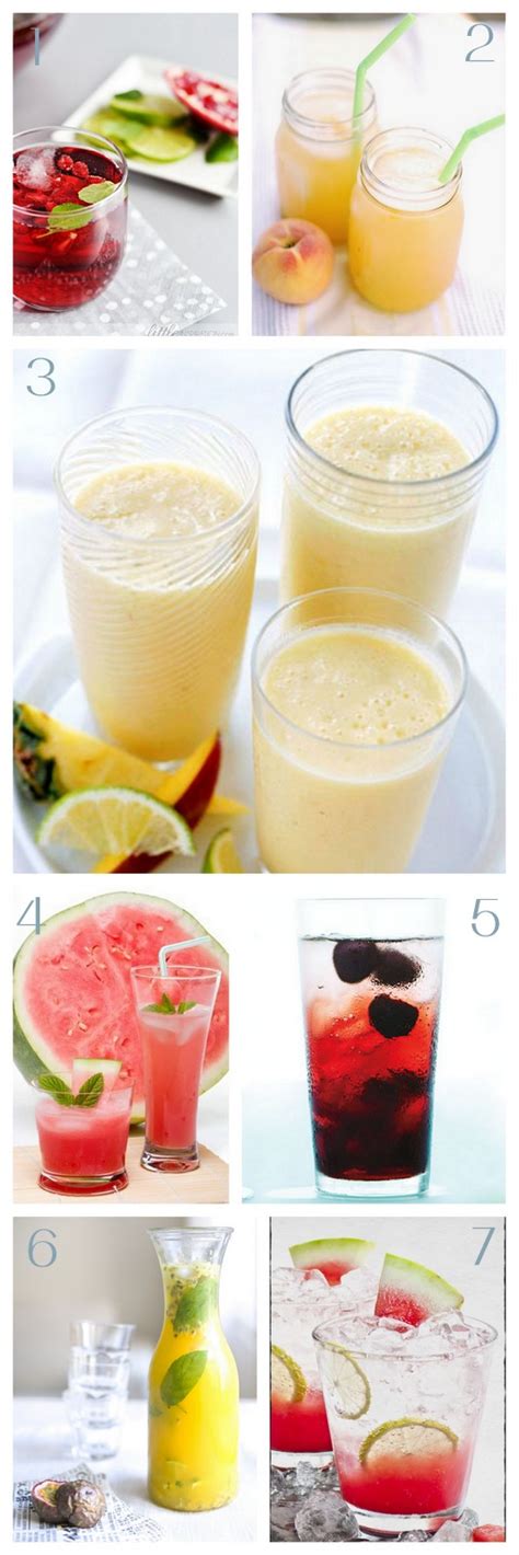 7 Fresh And Delish Summer Fruit Drink Recipes Epheriell Designs
