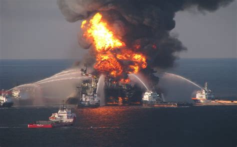 The ocean off mexico 's gulf coast was on fire friday after a gas leak from an underwater pipeline caught fire, sending flames shooting into the sky. Halliburton agrees to $1.1B settlement for role in Gulf ...
