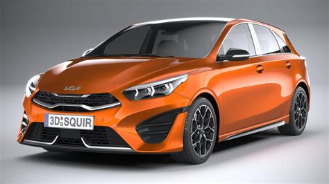 Kia Ceed Gt Line 2022 3d Model By Squir