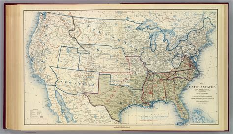 Usa June 1863 David Rumsey Historical Map Collection