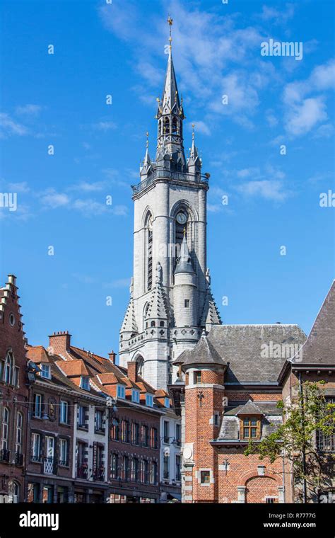 The Belfry Tournai Hainaut Belgium Stock Photo Alamy