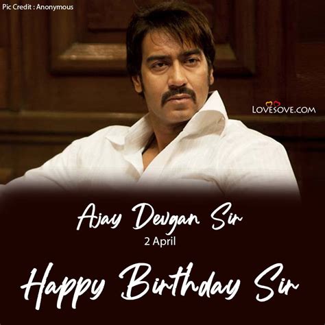 Ajay Devgan Quotes And Dialogues Happy Birthday Ajay Devgan