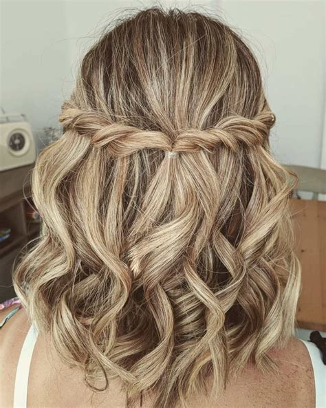 Divide each pigtail into two sections, as you would do for a rope braid. 5 Most Impressive Medium Hairstyle for Wedding Day