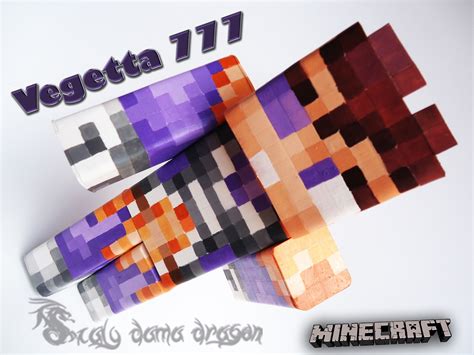 Skin Vegetta 777 Fofucho Minecraft Hecho De Foamy O Goma Eva Diy Scaly Dragon