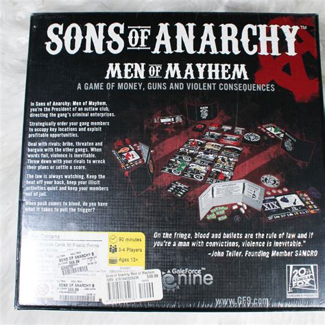 Sons Of Anarchy Board Game Nwt Unopened Great Idea Depop