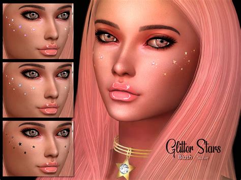 The Sims Resource Glitter Stars Blush N3