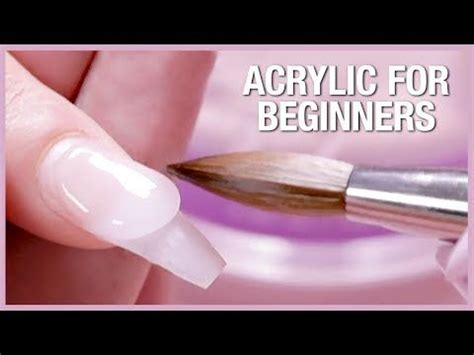Manicurists spoke with allure writer it's not usually recommended, but with a little patience and some acetone you can do it in a pinch — without damaging your natural nails underneath. Acrylic Nail Tutorial - How To Apply Acrylic For Beginners ...
