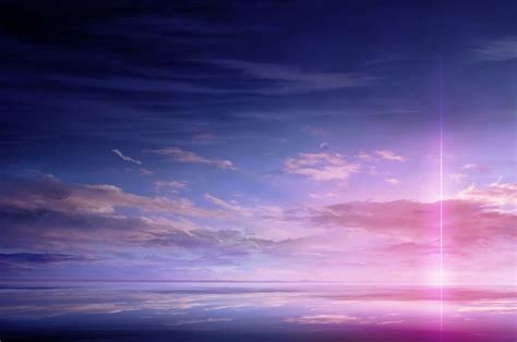 Purple Anime Sky Wallpapers Top Free Purple Anime Sky Backgrounds