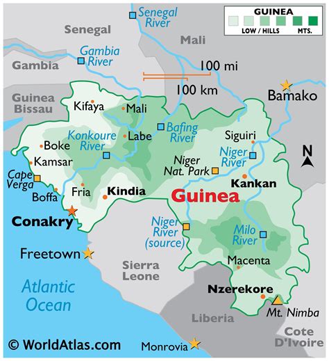 Guinea Maps And Facts World Atlas