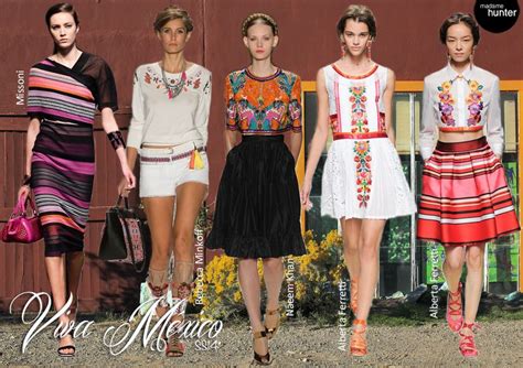 Viva Mexico Summer 2014 Mexican Inspired Colours And Prints For Next Year Moda Mexicana Ropa