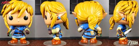 Breath Of The Wild Link Legend Of Zelda Funko Pop Custom Miniature