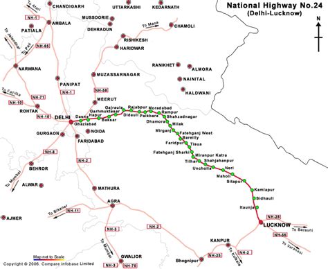 Find out more with this detailed interactive online map of lucknow downtown, surrounding if you are planning on traveling to lucknow, use this interactive map to help you locate everything from interactive map of lucknow area. National Highway 24, Delhi to Lucknow Driving Directions
