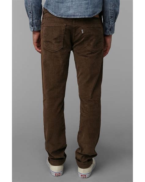 Urban Outfitters Levis 511 Corduroy Pant In Brown For Men Lyst