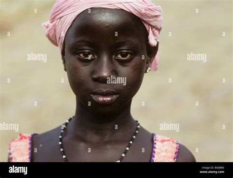 Portrait Of Young Girl Segou Mali West Africa Stock Photo Alamy