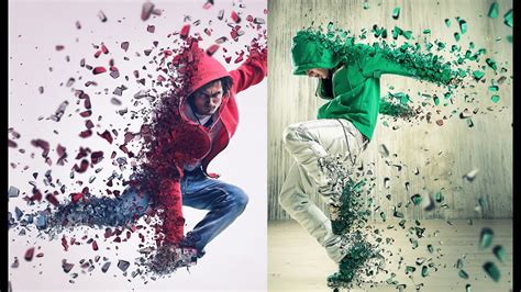 Photoshop 3d Dispersion Effect Tutorial Youtube