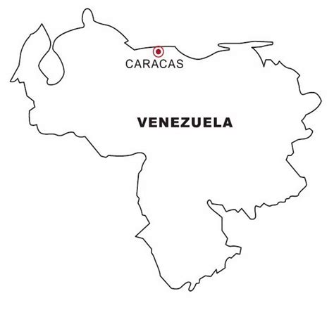 Mapa De Venezuela Para Colorear Colorea Tus Dibujos