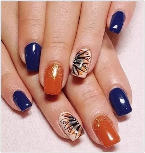 91 Cute Thanksgiving Nail Art Designs For Fall Season Fall Nail Art