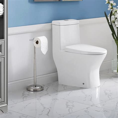 Swiss Madison Sublime Ii Dual Flush Elongated One Piece Toilet Seat