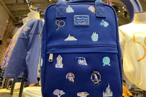 50th Anniversary Loungefly Canvas Backpack Arrives At Walt Disney World