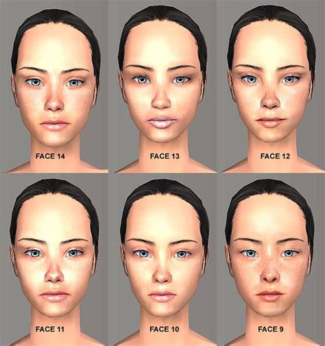Mod The Sims Part 2 Realistic Barbie Skins 7 Faces