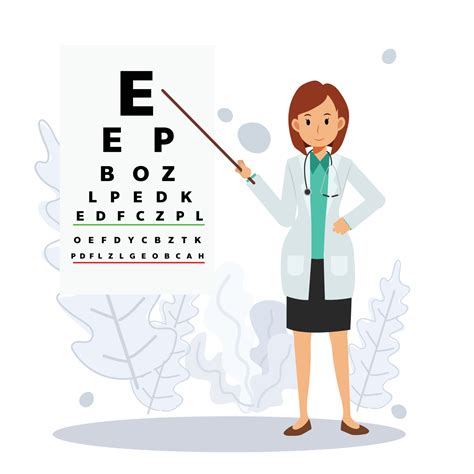 Ophthalmology And Ophthalmologist Conceptfemale Doctor Ophthalmologist