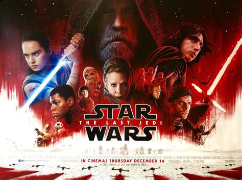 Star Wars The Last Jedi Movie Poster Luke Skywalker Princess Leia