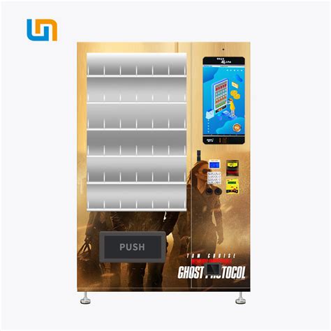 Movie Disc DVD CD Vending Machine With Double Tempered Glass Door