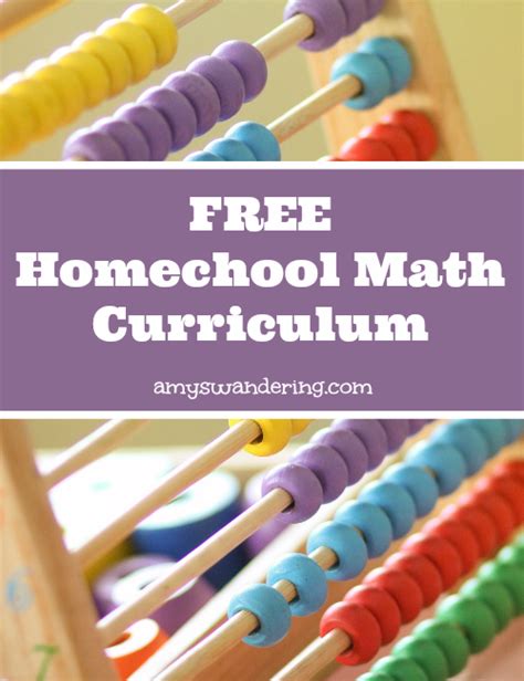 Choosing curriculum for your homeschool can be downright stressful and overwhelming. Homeschool for Free: Math - Amy's Wandering