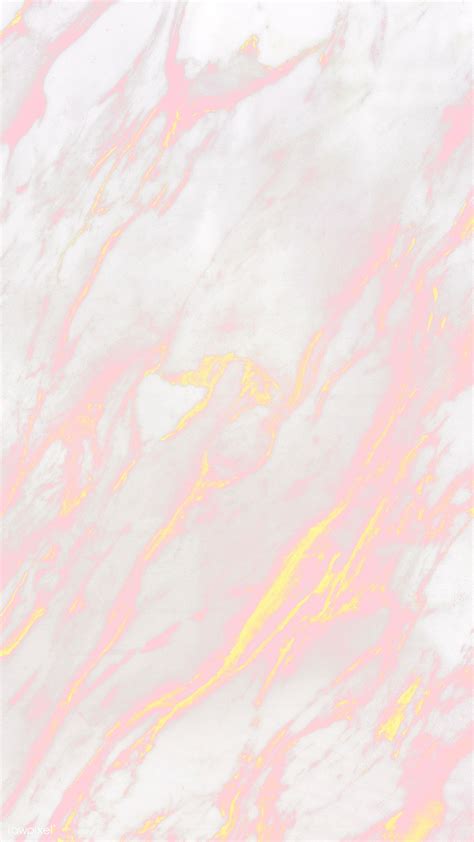 Pink Yellow Marble Textured Mobile Phone Wallpaper Premium Image By